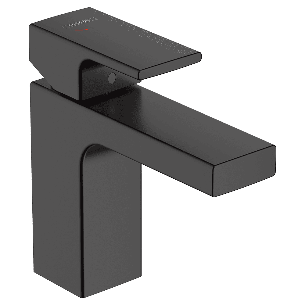 Hansgrohe Vernis Shape Single lever basin mixer 100 CoolStart with pop-up waste set - Matt Black - 71594670
