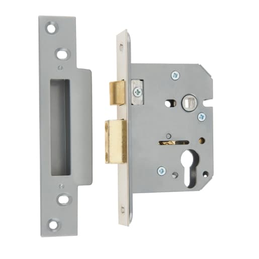 Era Mortice Euro Case Profile Sashlock 76mm Satin Chrome