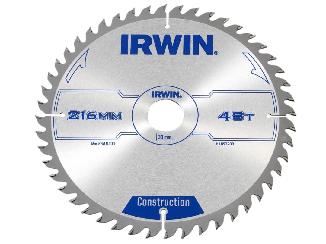 Irwin IRWIN® General Purpose Table & Mitre Saw Blade 216 x 30mm x 48T ATB 1897209