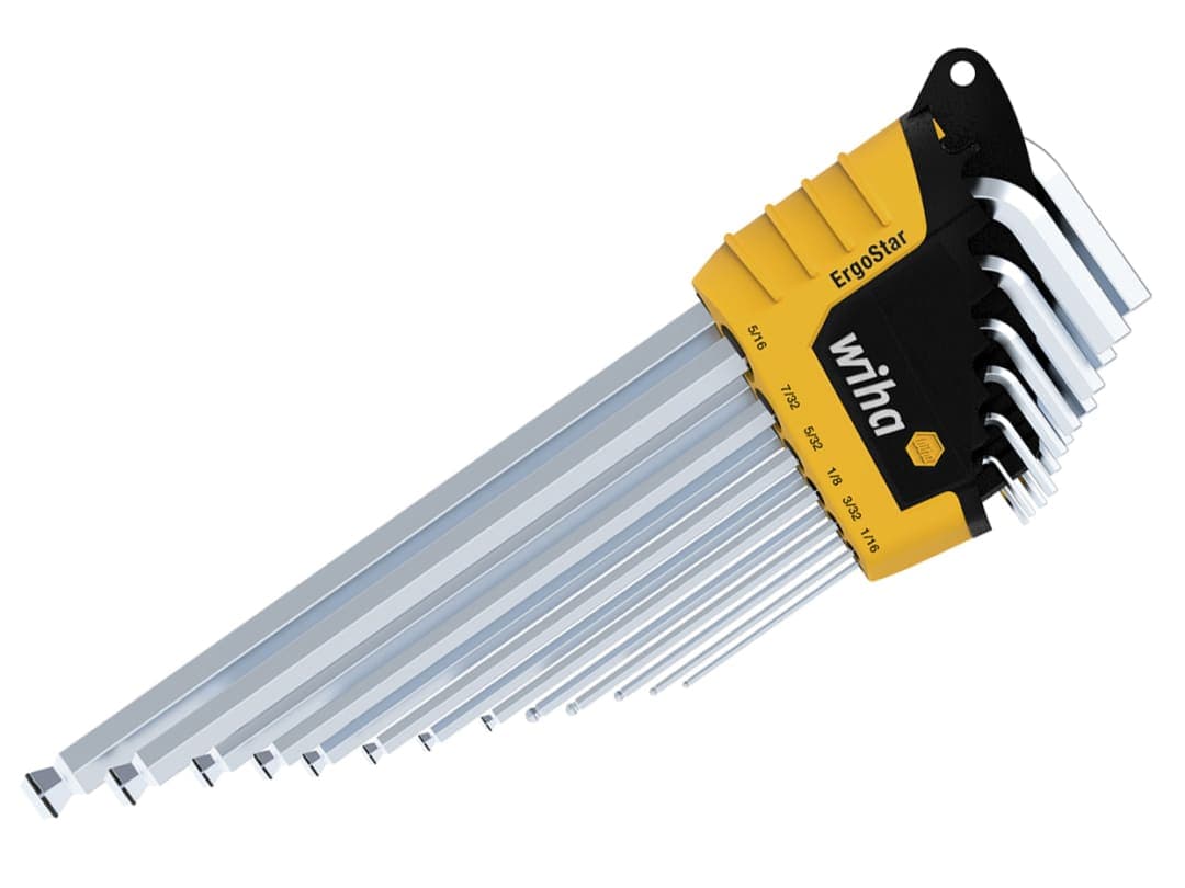 Wiha ErgoStar MagicRing® Hex Ball End L-key Set, 13 Piece 43852