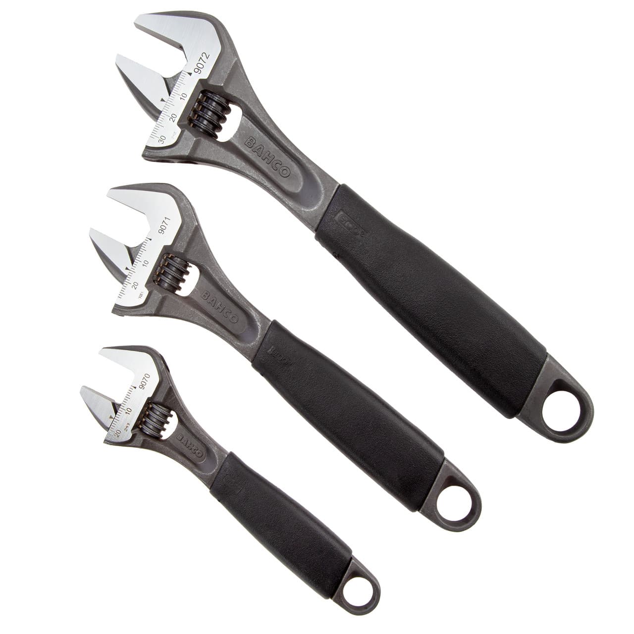 Bahco Adjustable Wrench Set (9070/71/72), 3 Piece ADJUST 3-90