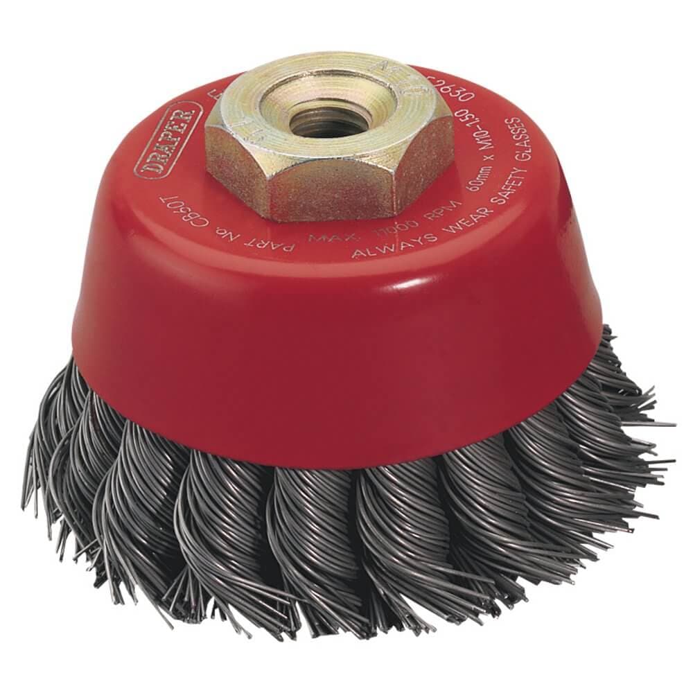 Draper Expert 52630 Twist Knot Wire Cup Brush 60Mm M10 each