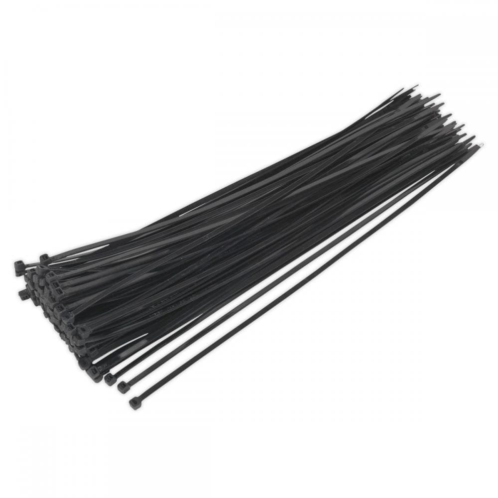 Sealey CT38048P100 Cable Tie 380 X 4.8Mm Black Pack Of 100