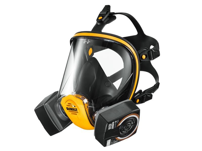 Dewalt Respiration A2P3 Full Face Mask Respirator - Medium DXIR1FFMMA2P3