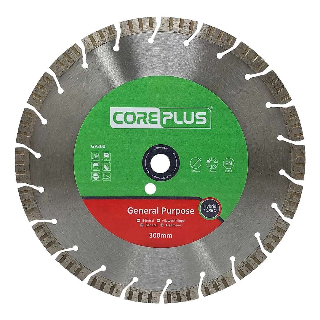 Coreplus CORDBGP300 General Purpose Diamond Blades 300Mm (Box Of 1)