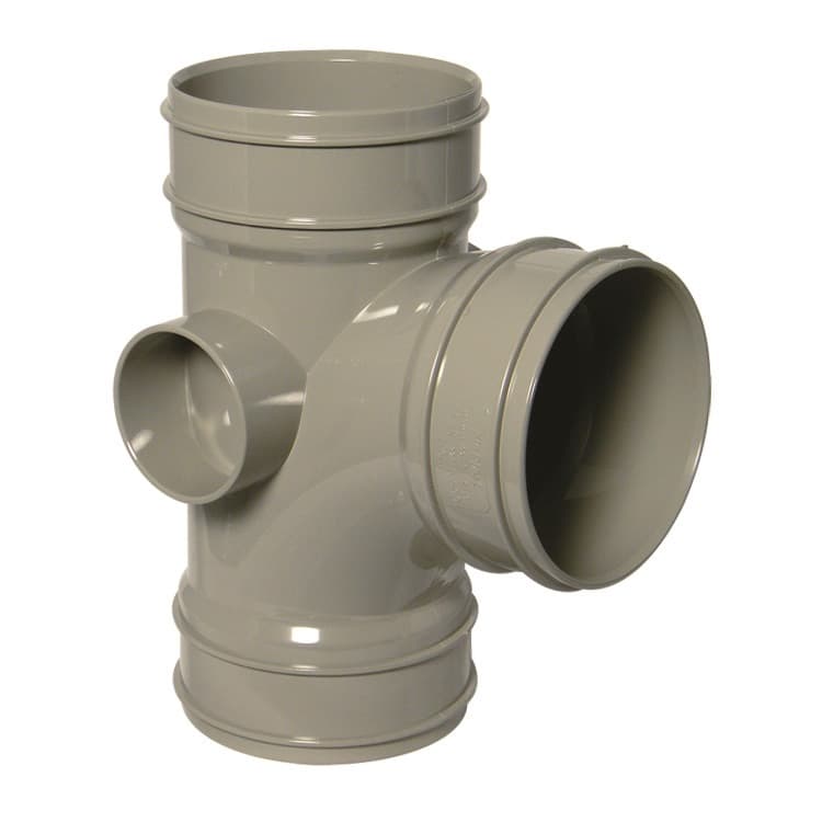 Floplast 110Mm O/Grey 92.5*Branch-Ts SS191OG