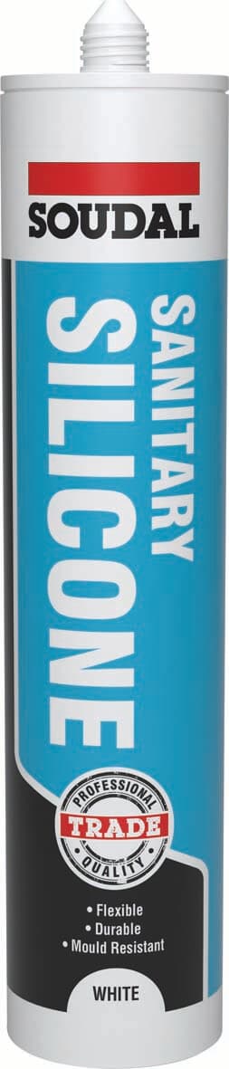 Soudal Sanitary Silicone White 290Ml 121647