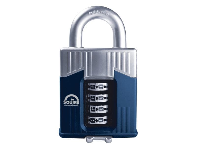 Squire Warrior High-Security Open Shackle Combination Padlock 55Mm Boxed WC55BX