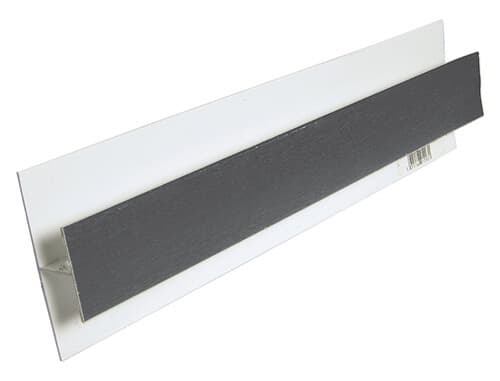 FloPlast Shiplap Cladding Centre Joint Trim - 5mtr Anthracite Grey Woodgrain