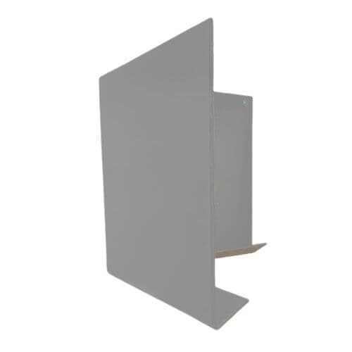Aluminium Fascia V Profile External 90 Degree Corner - 300mm x 2mm Painted