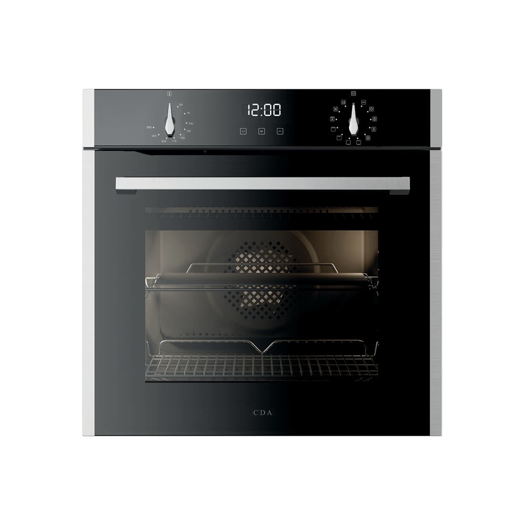 CDA SL300SS/1 Built in 77 Litre 12 Function Rotary Control Single Fan Oven Stainless Steel