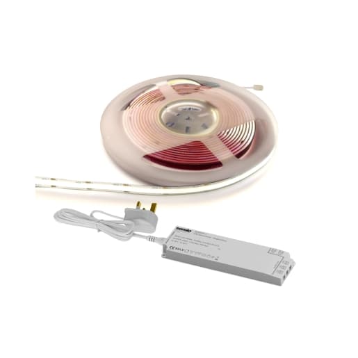 Sensio White SE20055N1P Polar Chip On Board Strip Single Colour, 5m