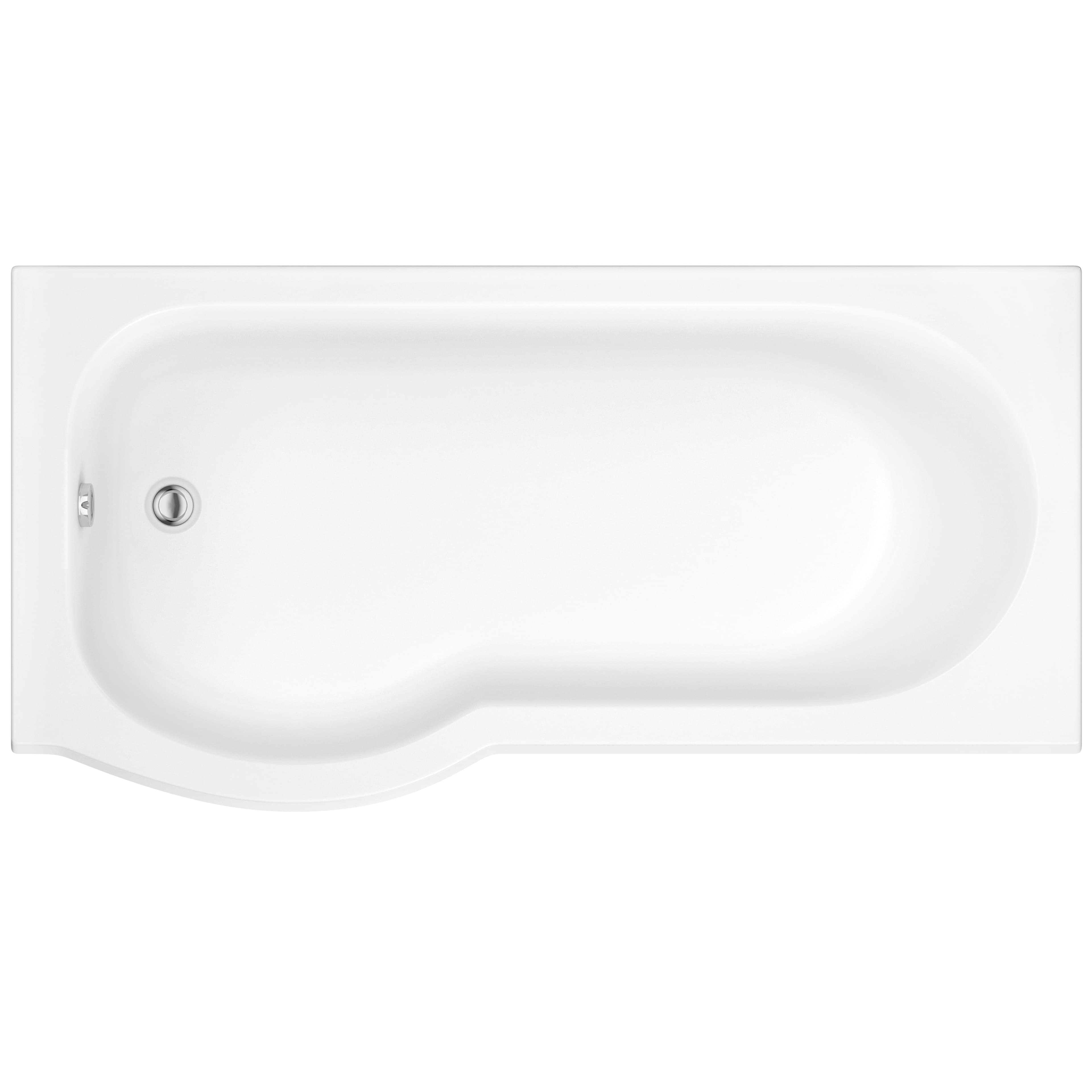 Bathrooms From Travis Perkins Rothay Evo P Shower Bath 1700mm LH