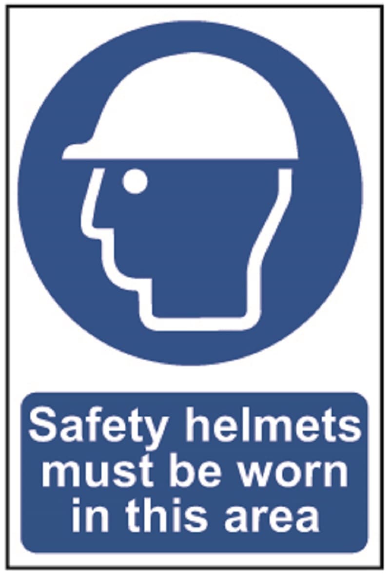 Spectrum Safety Helmets Must Be Worn in This Area (Regular)