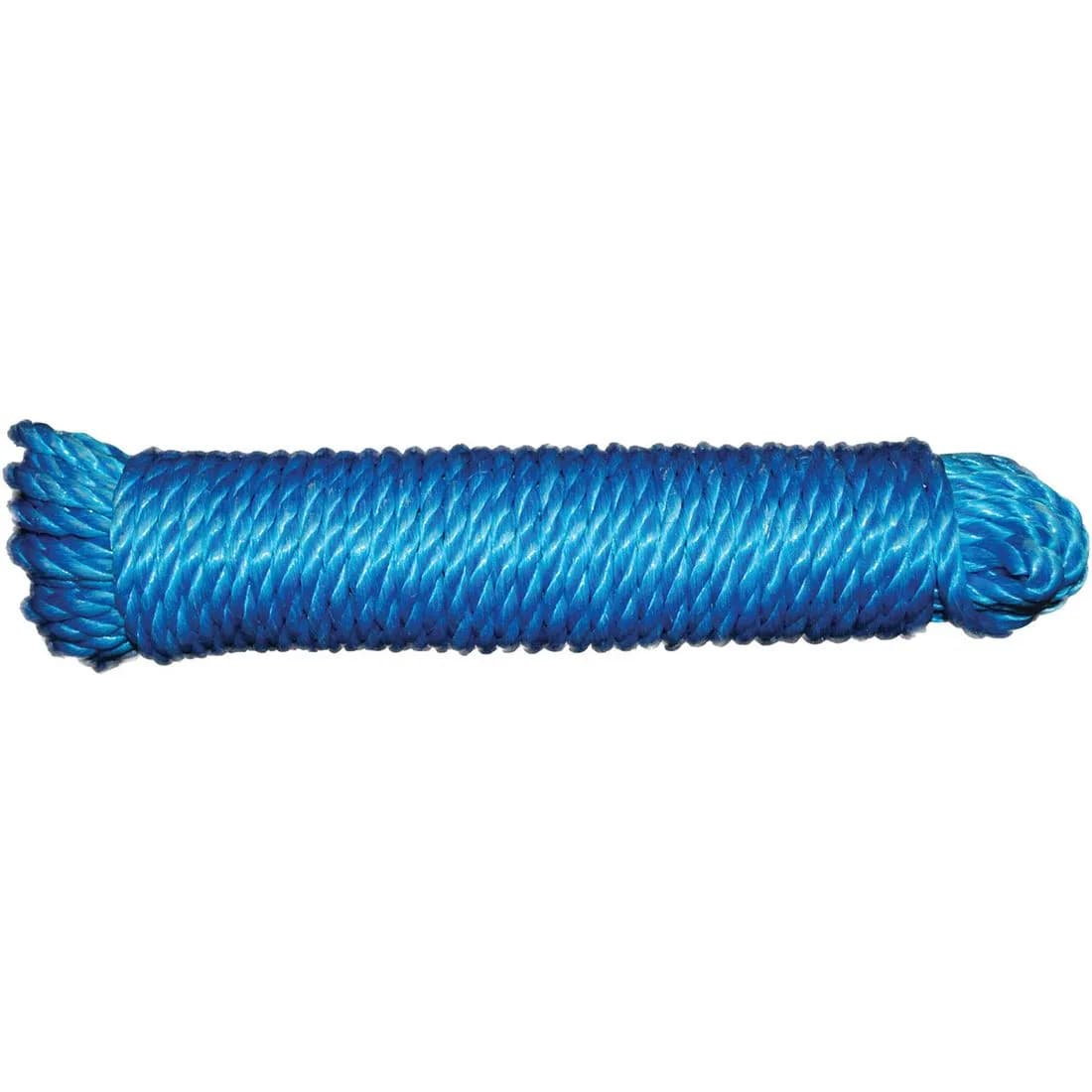 Lorry Polypropylene Rope Loop One End Blue 10Mm X 27M