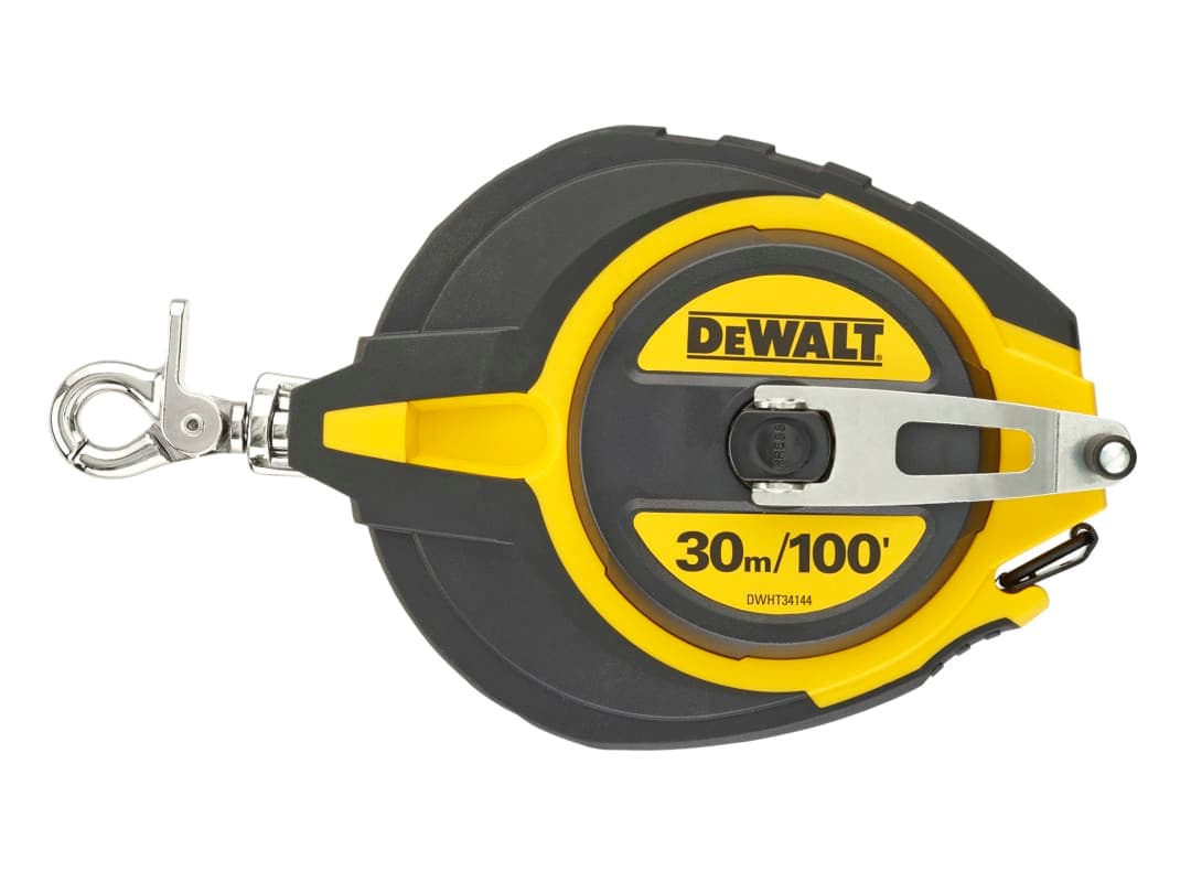 DEWALT Hand Tools Steel Long Tape Measure 30m/100ft (Width 12mm) DWHT0-34144