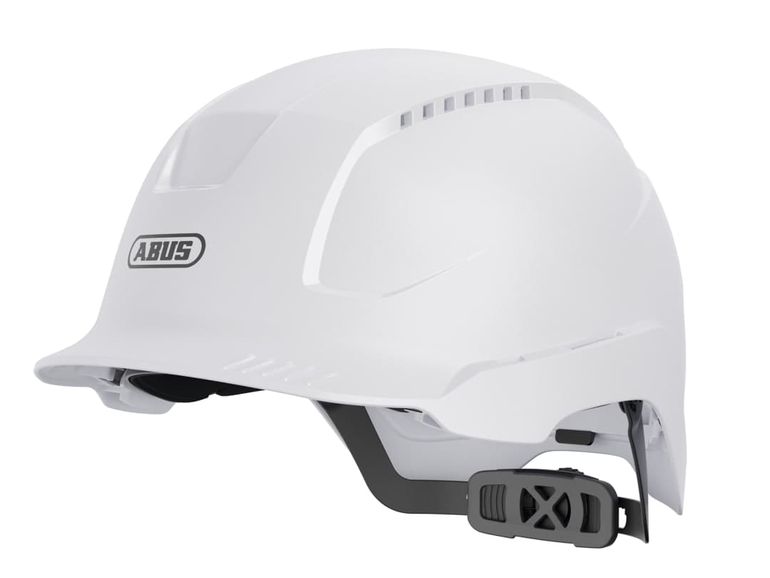 ABUS Mechanical SCATOR Vented Safety Helmet White 10038481-01