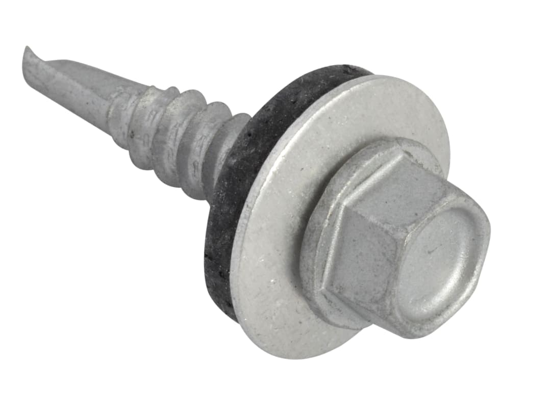 ForgeFix TechFast Hex Head Roofing Screw Self-Drill Light Section 5.5 x 25mm Pack 100 TFHL5525