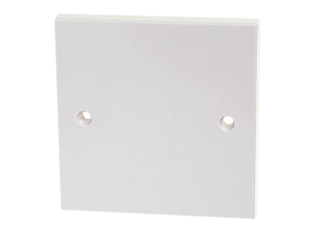 Dencon Plastic Blanking Plate Single White 8808NB 8808NB
