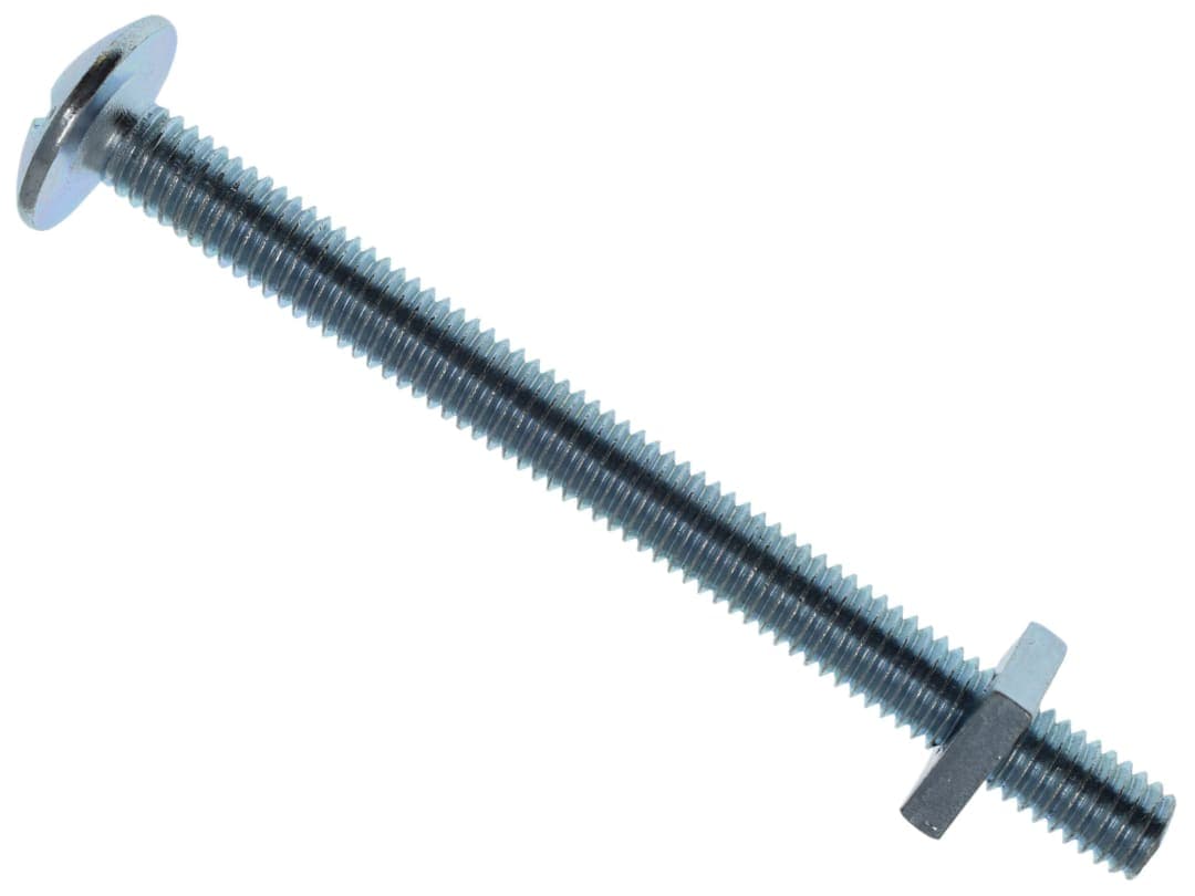 METALMATE® Roofing Bolt & Nut ZP M6 x 70mm (Box 25) MEMRBN0670