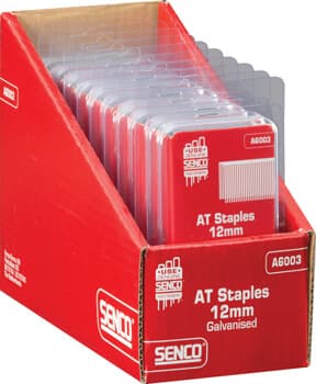 Senco A6003 At Staple Galv Blister Pack 12Mm 21-Gauge Blister 1000