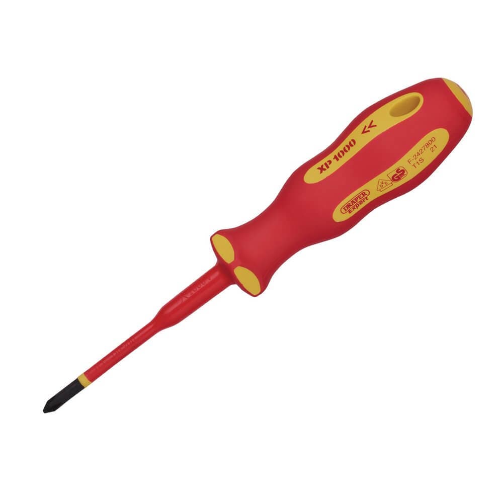 Xp1000 02163 Vde Slimline Cross Slot Screwdriver No.1 X 80Mm each 1