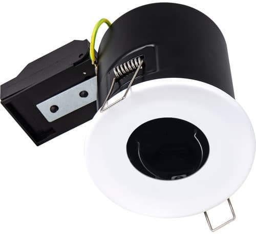 Fixed Fire Rated Gu10 Downlight White Supplied Less Lamp EFDGUFWH-02