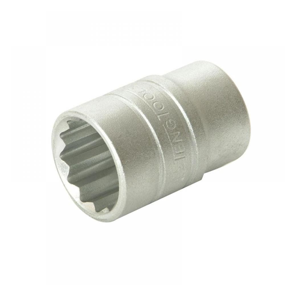 Teng Bi-Hexagon Socket 12-Point Regular A/F 1/2In Drive 3/8In