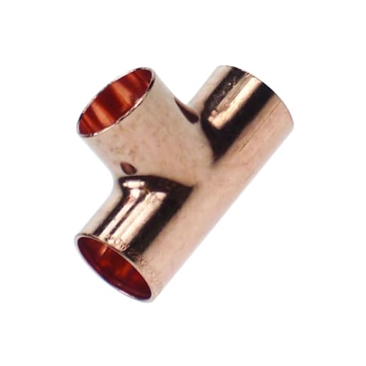 End Feed Equal Tee 22mm