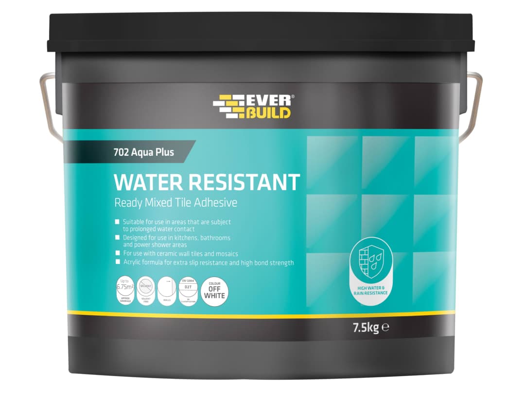 Everbuild Sika 702 Water Resist Tile Adhesive 5L 487071