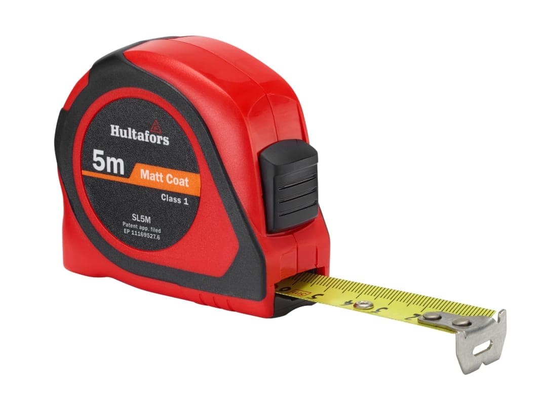 Hultafors SL5M Short Steel Tape 5m (Width 19mm) (Metric only) 351203