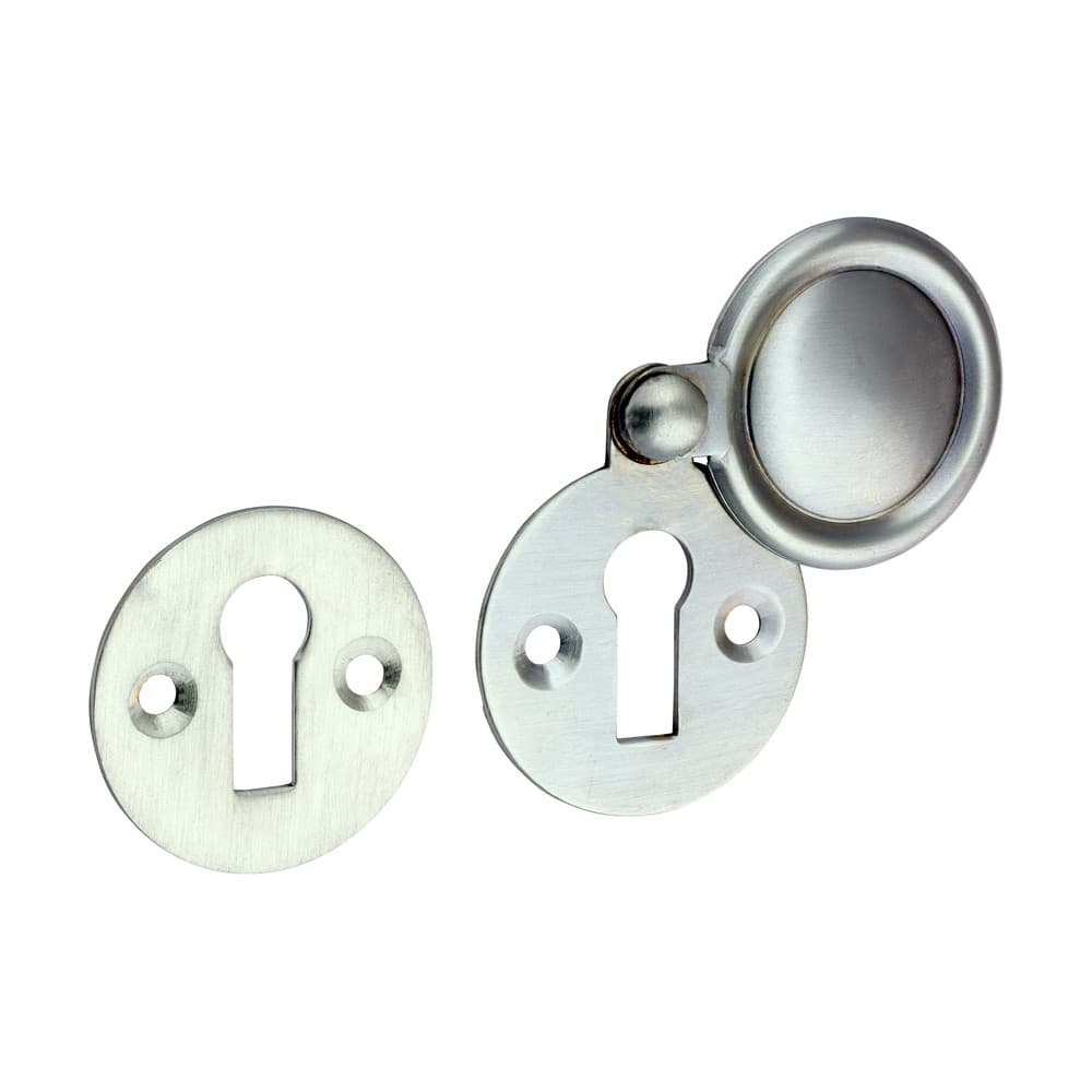 Timco Pair Of Traditional Pattern Escutcheon - Satin Chrome Bag 1 200348