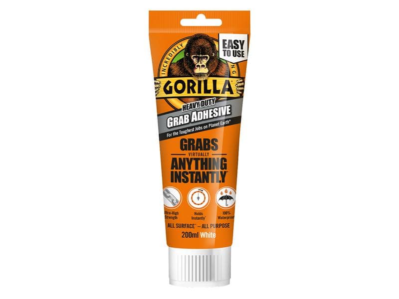 Gorilla Glue Gorilla® Heavy-Duty Grab Adhesive White 200Ml 2044311