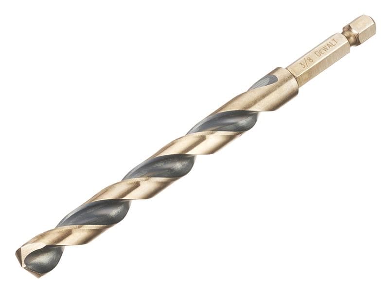 Dewalt Black&Gold Hex Hss-G Drill Bit 9.5Mm DT20615-QZ