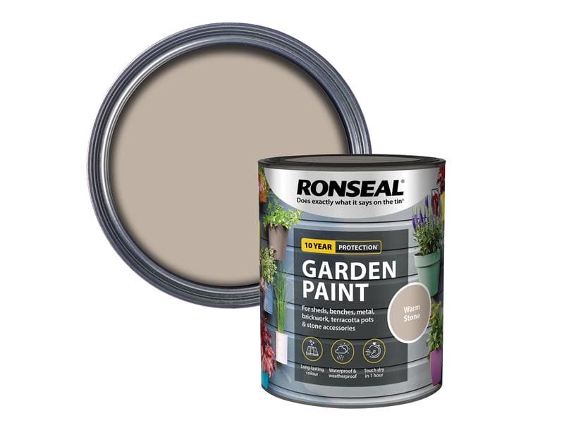 Ronseal 37603 Garden Paint Warm Stone 750Ml