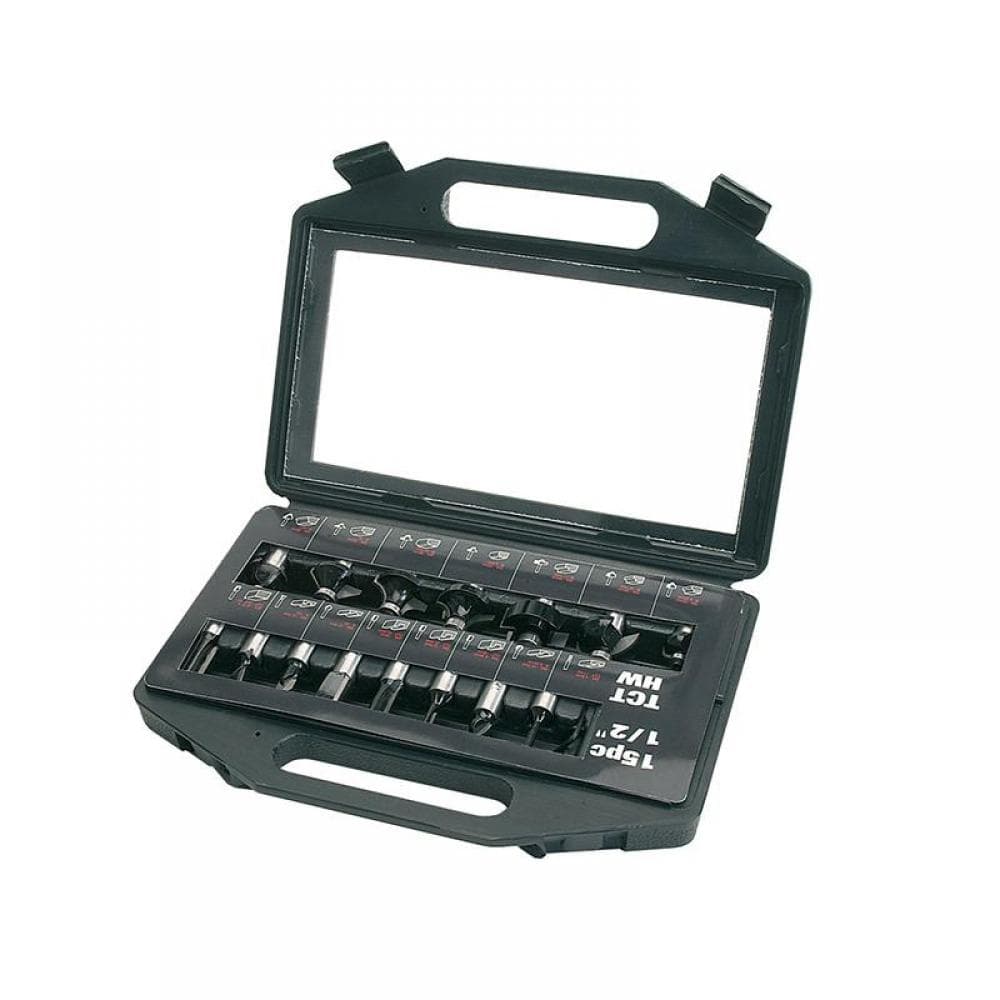 Trend SET/SS9X1/2TC Set/Ss9Tc 1/2In Tct Router Bit Starter Set 15 Piece