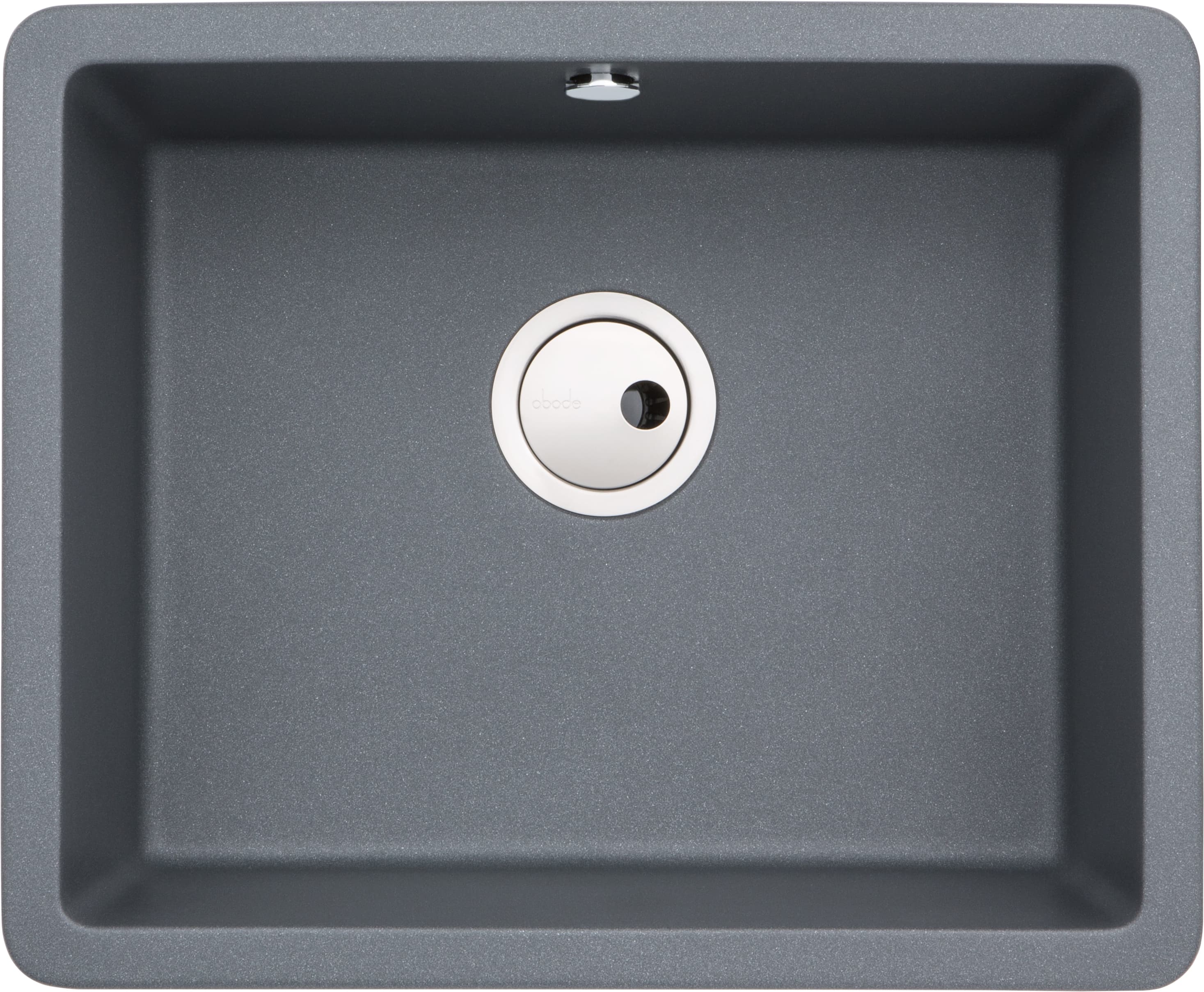 Abode Matrix Square 1 Bowl Undermount Grey Composite Kitchen Sink