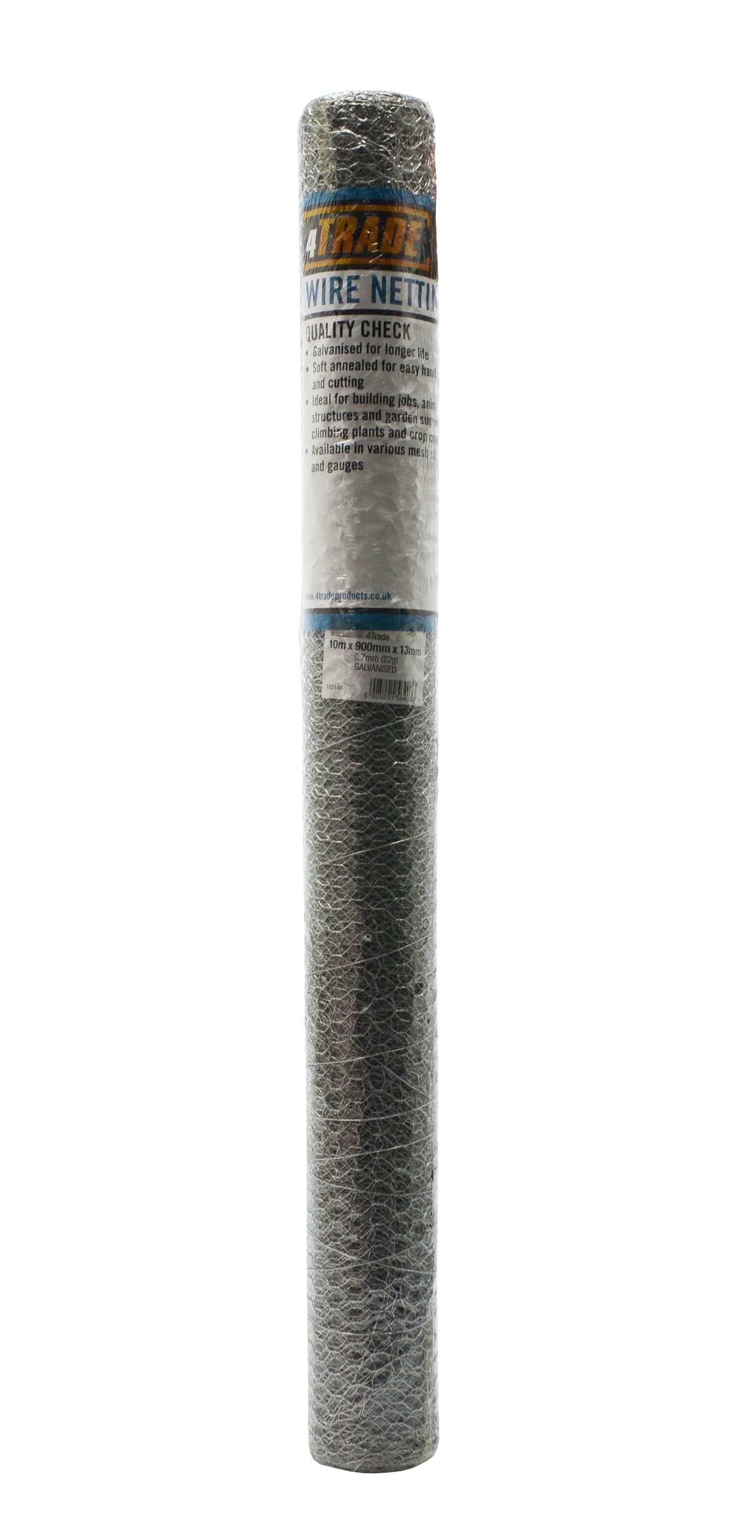 4TRADE Galvanised Wire Netting 10m x 900mm x 13mm