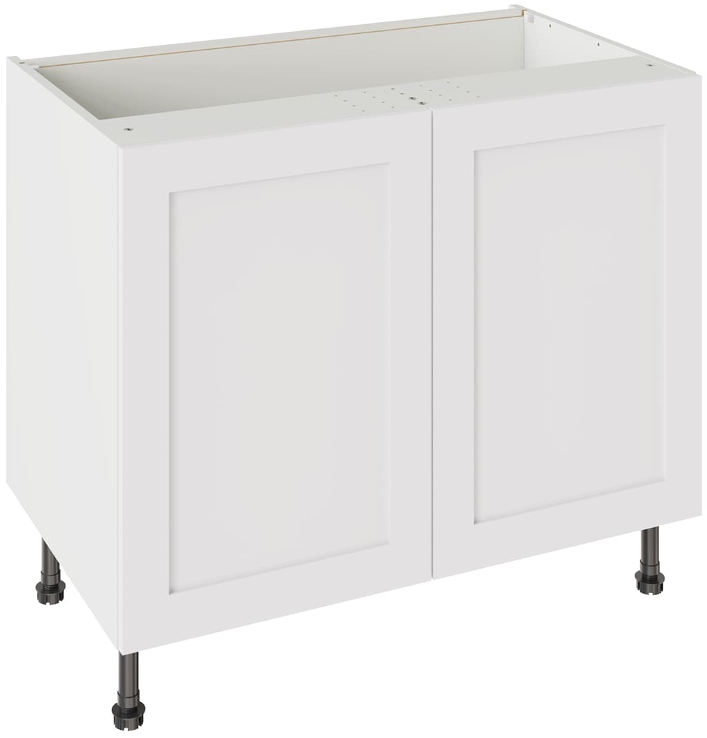 Flatpack Base Unit Shaker Ultra Matt White 1000mm - FKKH0508
