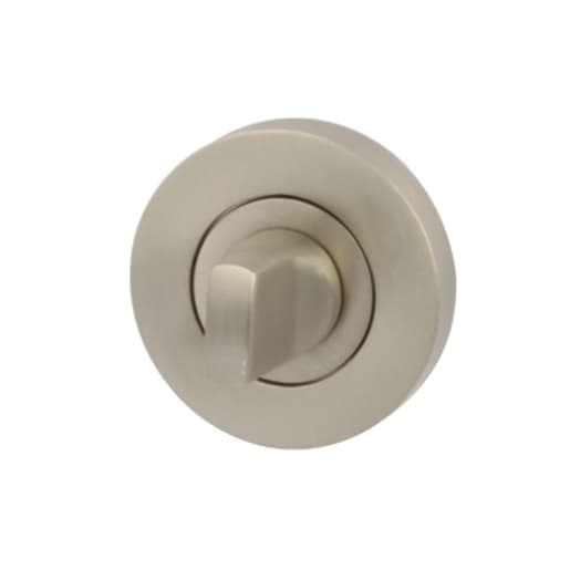Hafele Olton Escutcheon Bathroom Turn Satin Nickel