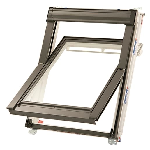 Keylite Hi-therm Centre Pivot Roof Window White Finish 550mm x 980mm WCP02HT