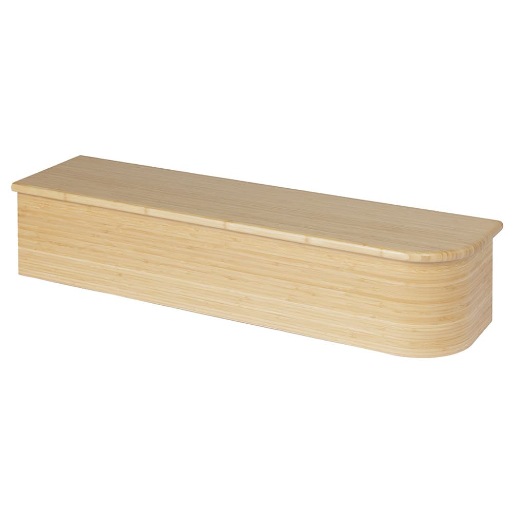 Flair Stairs Bamboo 21mm Single Going Bullnose Rise & Tread Rh Light
