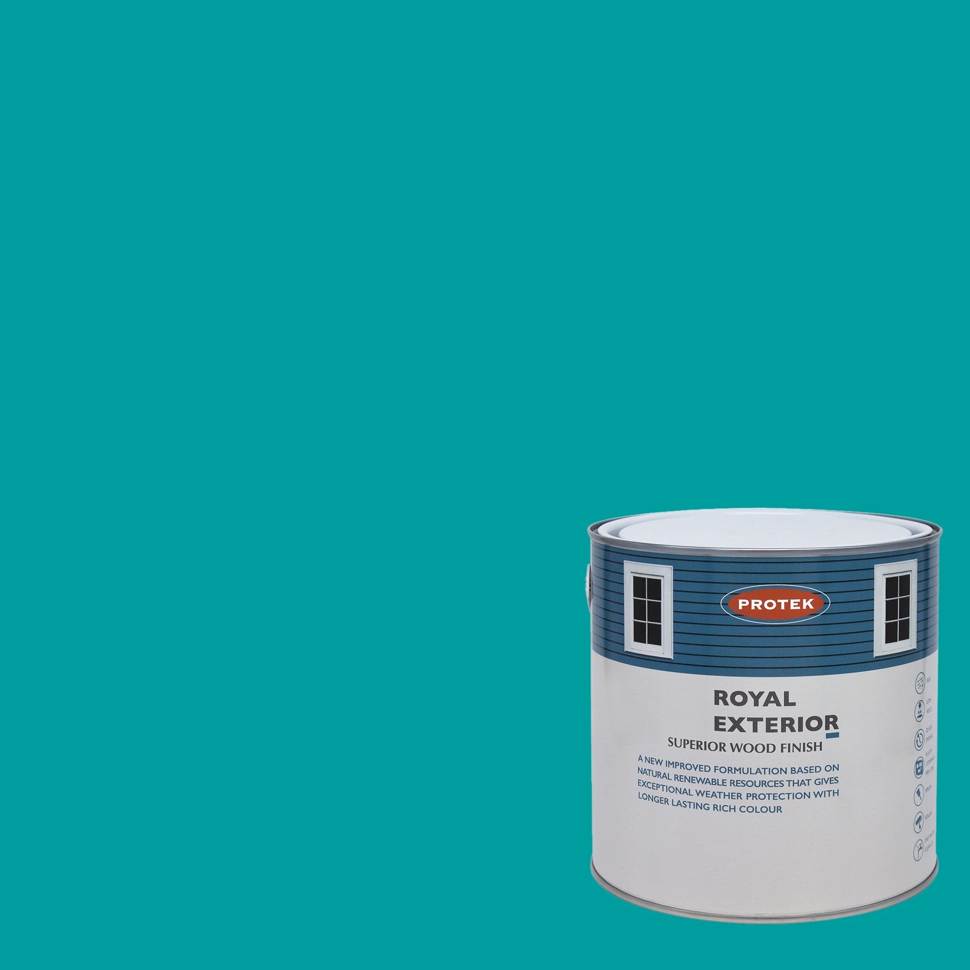 Teal - Royal Exterior Paint