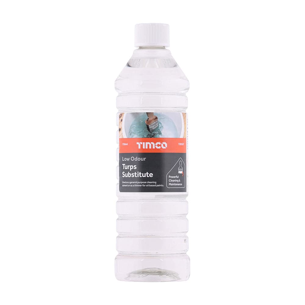 Turps (Turpentine) Substitute - Solvent Based Thinner & Cleaner for Oil Based Paint - 750ml