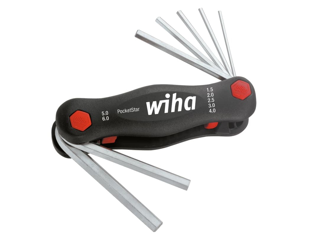 Wiha PocketStar Hex Key Set, 7 Piece (1.5-6mm) 23037