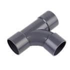 FloPlast Solvent Weld Waste Tee - 50mm Grey