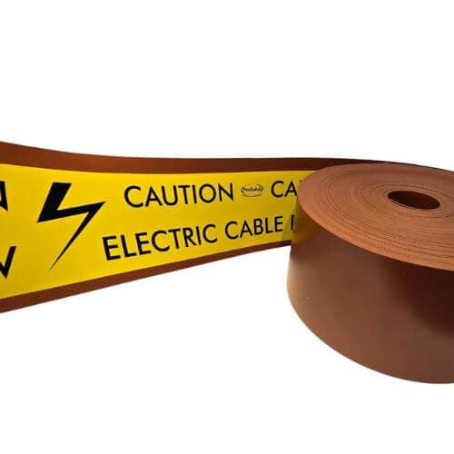 Groundarmor Electricity Cable Tile Tape - 150mm x 2.5mm x 40m