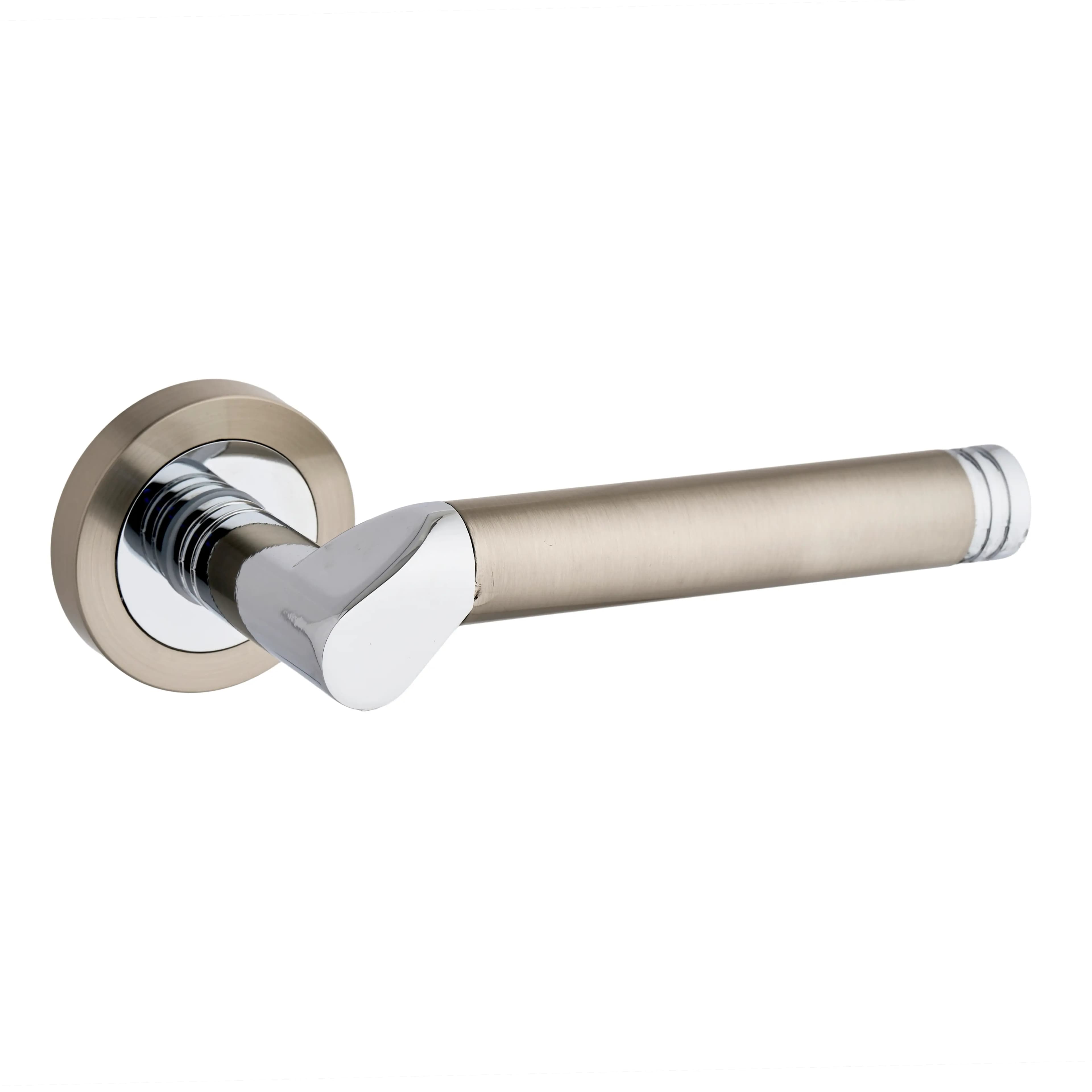 Marcella Lever On Rose Door Handle - Dual Tone (Pair)