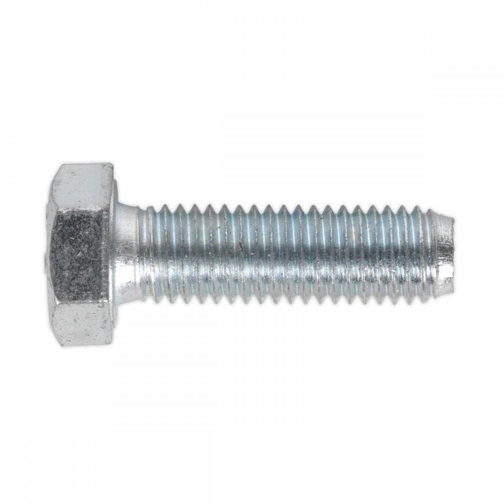 Sealey SS1240 Ht Setscrew M12 X 40Mm 8.8 Zinc Pack Of 25