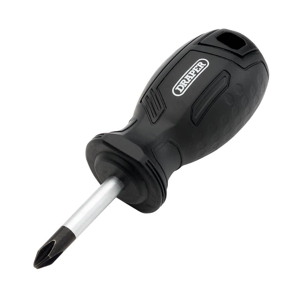 Draper Phillips Hard Grip Screwdriver Ph2 X 38Mm Pk 1 13490
